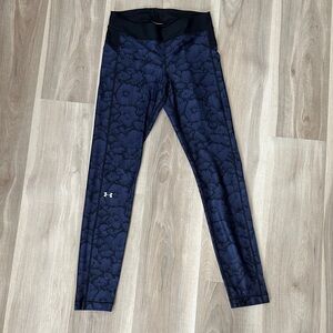 Under Armour Navy and Black Floral Leggings